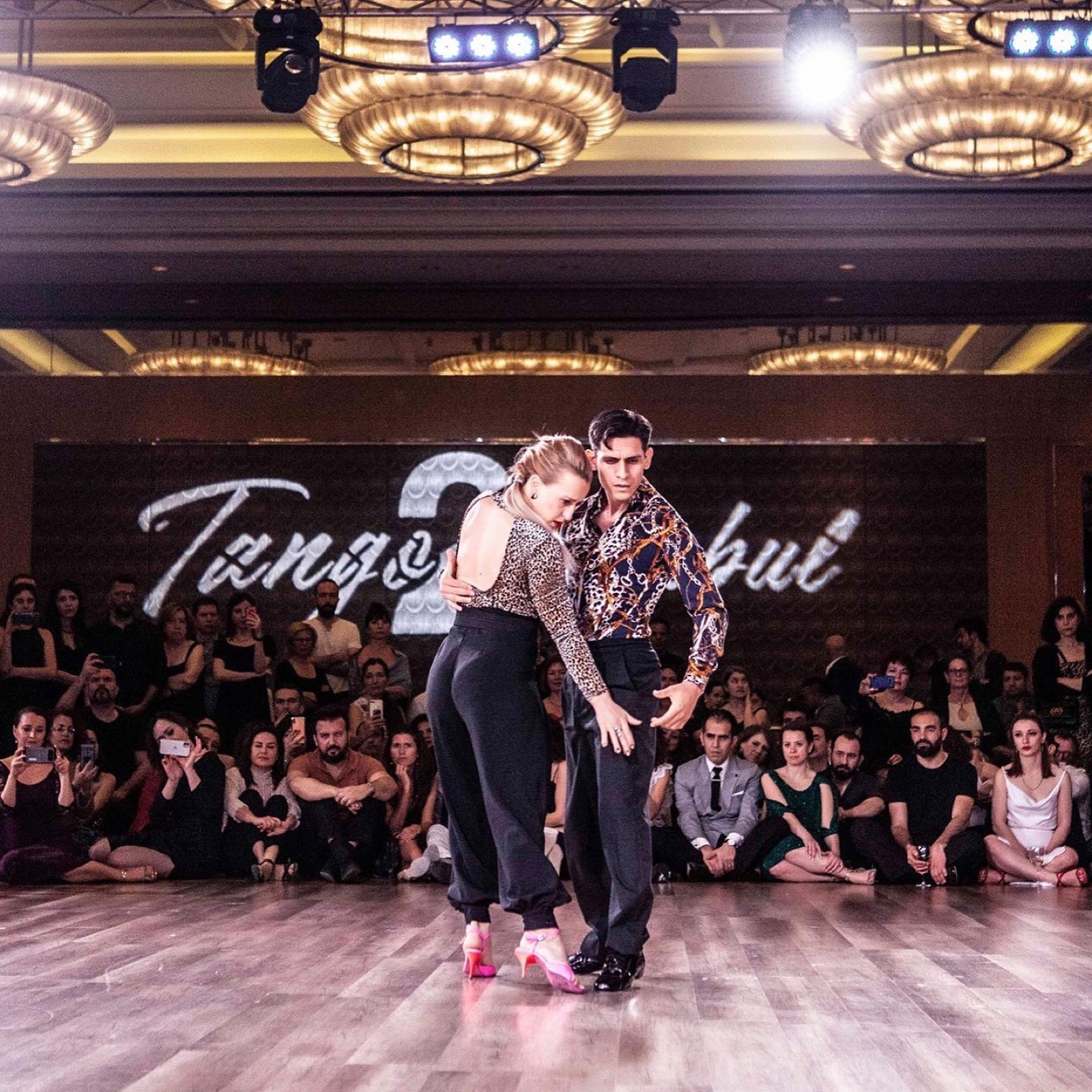 Ivan and Sara performing at a festival in Istanbul